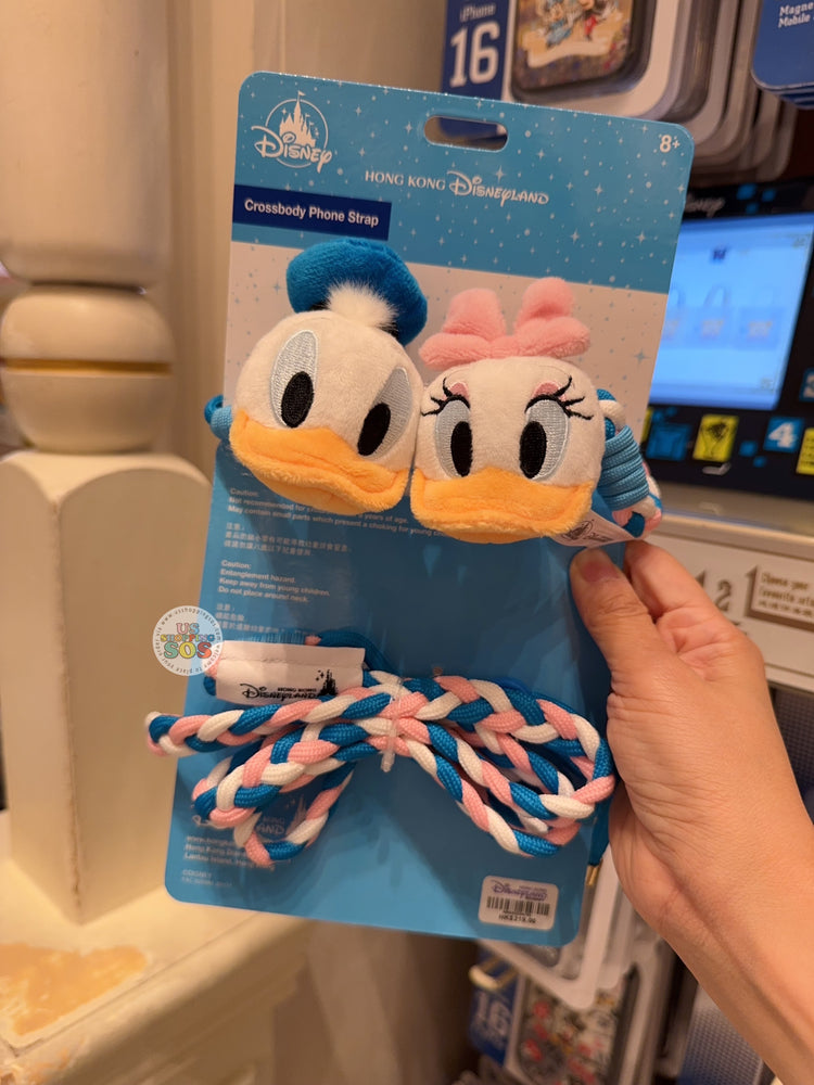 HKDL - Donald & Daisy Duck Crossbody Phone Strap
