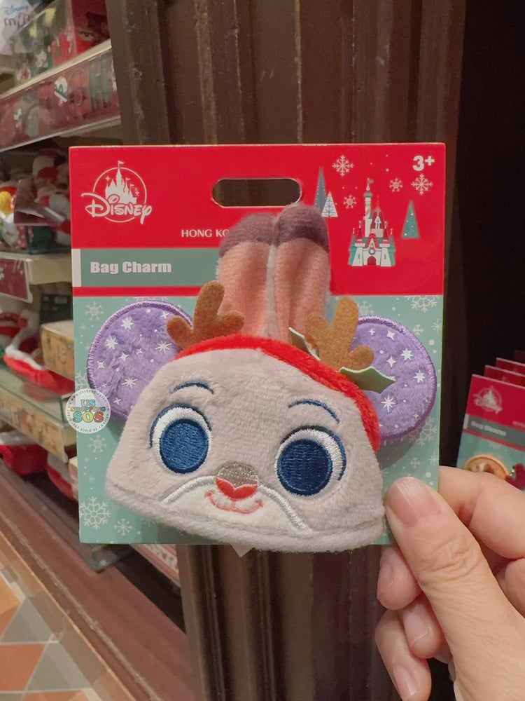 HKDL - 2025 Christmas Mickey & Friends x Judy Hopps SouvenEAR Mini Party Hat Keychain/Bag Charm