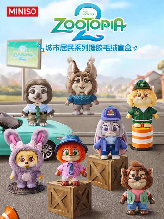 MINISO - Zootopia 2 Daily Life Vinyl Plush Pendant Mystery Blind Box (Release Date: Dec 30, 2025)