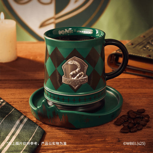 Starbucks China - Harry Potter x Starbucks - Slytherin Color Changing Ceramic Mug with Coaster 365ml