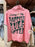 DLR/WDW - Park Logo Living My Happily Ever After Pink Pullover (Adult)