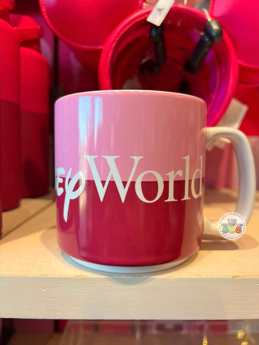 DLR/WDW - Logo Mania 2026 Fantasyland Feels - Bright Pink Park Logo Ceramic Mug