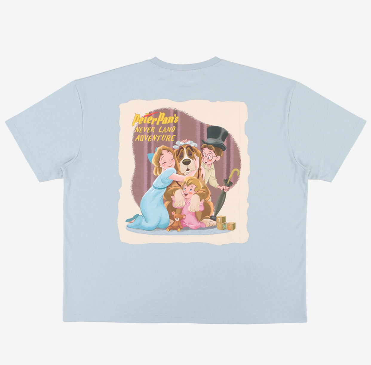 TDR - Fantasy Springs "Peter Pan Never Land Adventure" Collection x "The Darling Family" Oversized T Shirt for Adults