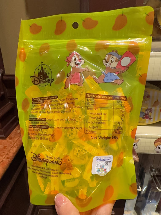HKDL - 2026 Chip & Dale Hong Kong Cuisine & Dim Sum Collection x Chip & Dale Gummy Candy Mango Flavor