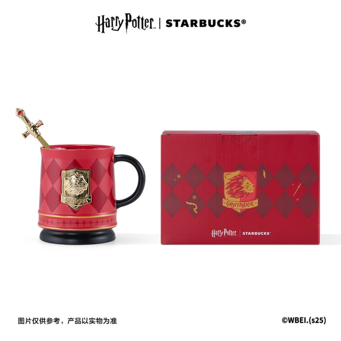 Starbucks China - Harry Potter x Starbucks - Gryffindor Color Changing Ceramic Mug with Coaster 365ml