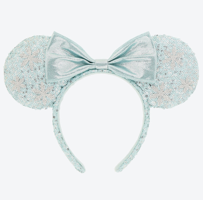 TDR - Fantasy Springs Anna & Elsa Frozen Journey Collection x Elsa Sequin Ear Headband