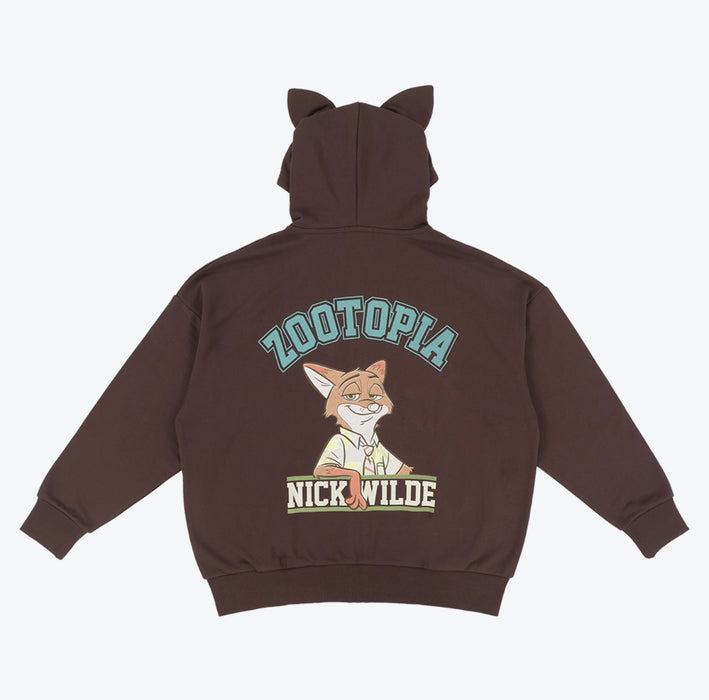 TDR - 2026 Zootopia x Nick Wilde with Ears Zip Hoodies for Adults (Release Date: Oct 8, 2026)