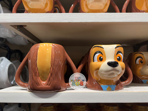 DLR/WDW - Disney Home - Lady and the Tramp Lady 3D Face Icon Ceramic Mug 568ml/20oz