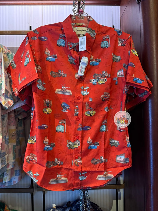 DLR/WDW - RSVLTS Cars Land All-Over-Print Button-Up Shirt (Adult)