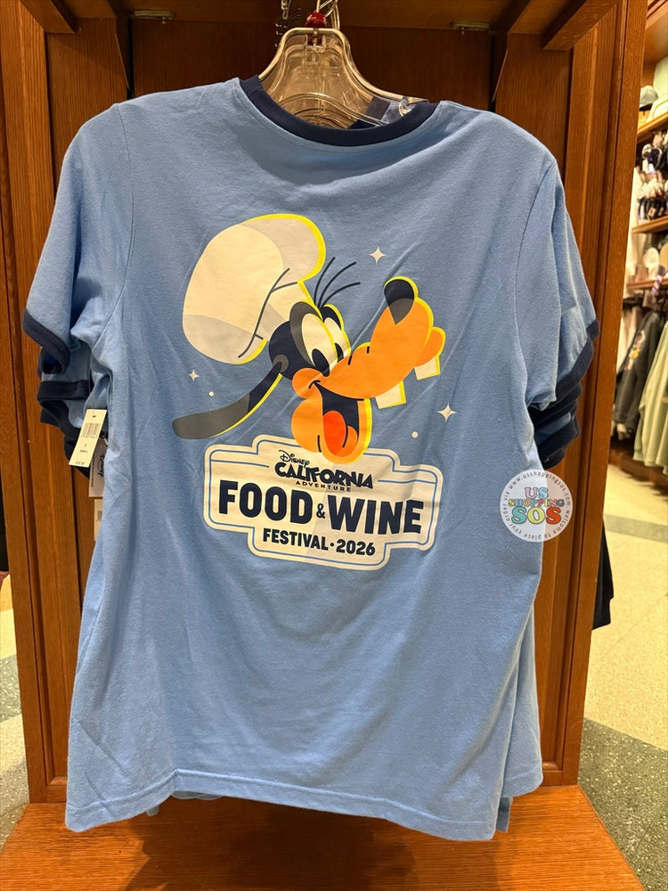 DLR - DCA Food & Wine Festival 2026 - Goofy Chef Cornflower Blue T-shirt (Adult)