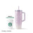 Starbucks China - Twilight Sakura 2026 - 18O. Cherry Blossom Stainless Steel Dual-Opening Straw Cup 910ml