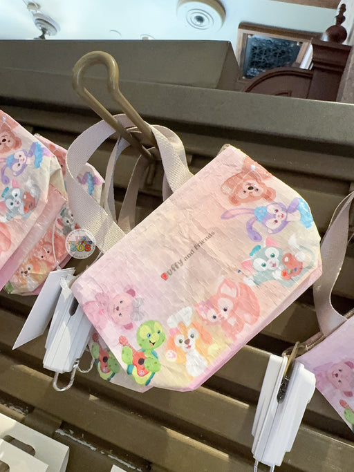 HKDL - Disney Shopping Bag Shaped -Duffy and Friends Pouch & Keychain