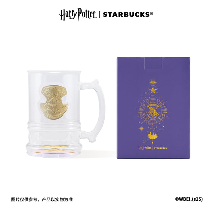 Starbucks China - Harry Potter x Starbucks - Hogwarts Castle Glass with Light-Up Coaster 900ml