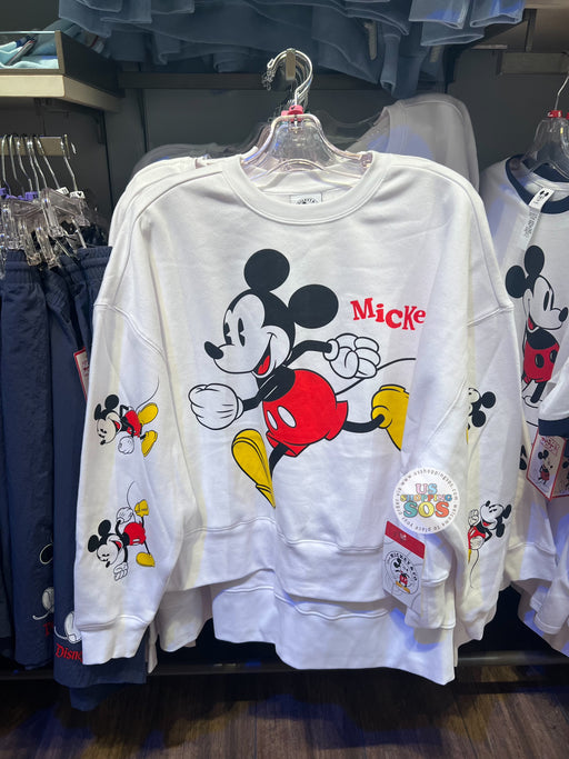 DLR/WDW - Mickey & Co. - Running Mickey White Pullover (Adult)
