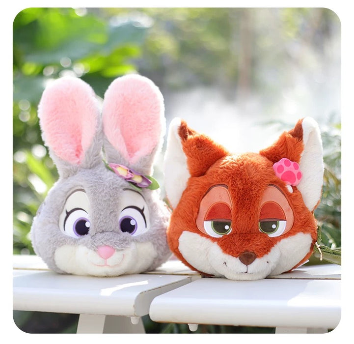 China Exclusive- Zootopia Judy Hopps Flower Big Face Plushy Shoulder Bag