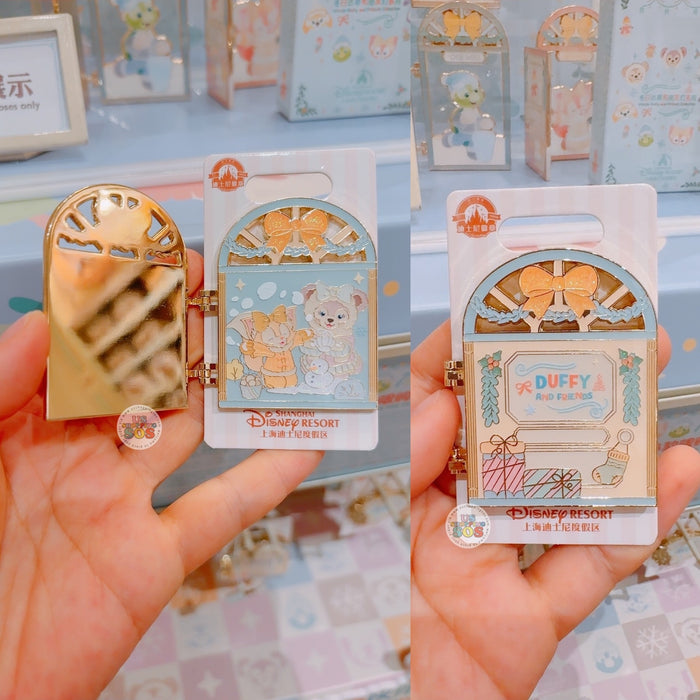 SHDL - 2025 Duffy & Friends Ice & Snow Partner Collection x LineBell & ShellieMay ‘Flip Open’ Pin Badge