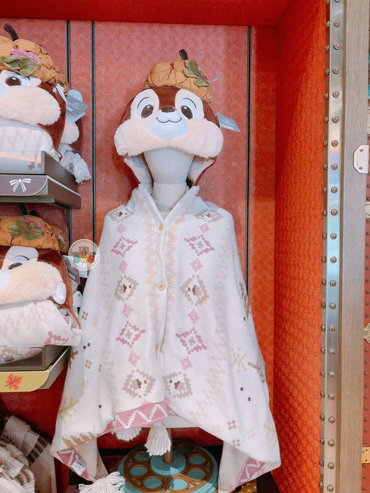 SHDL - Chip & Dale Autumn Forest Collection x Chip 3D Multi Functions Blanket (Release Date: Sept 12, 2025)