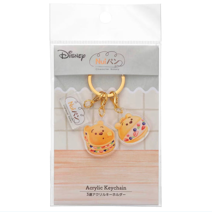 Japan Takara Tomy - Disney Character Nui Pan 3 Acrylic Keychain Pancake (Pooh) Maritozzo (Pooh) (Release Date: Jul 18, 2026)