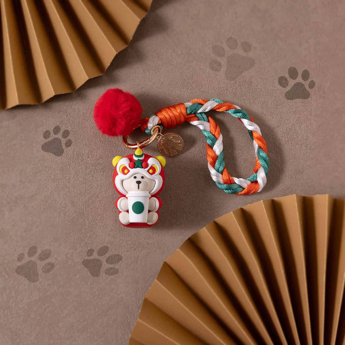 Starbucks Hong Kong- 2026 Lion Dance Bag Charm