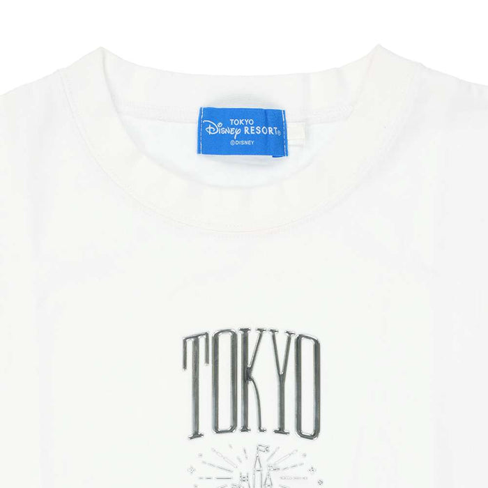 TDR - Mickey Mouse & Tokyo Disney Resort Castle Sparkling Metallic Logo T Shirt for Adults (Release Date: May 8, 2025)