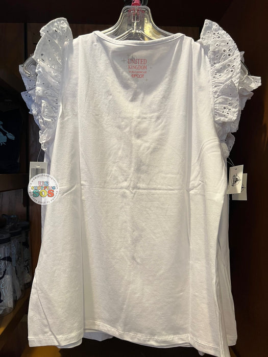WDW - Epcot World Showcase UK - Mary Poppins White Frill Top (Adult)