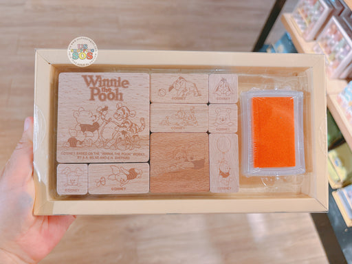 SHDL - Winnie the Pooh & Friends Wooden Stamps & Stamp Pad Set