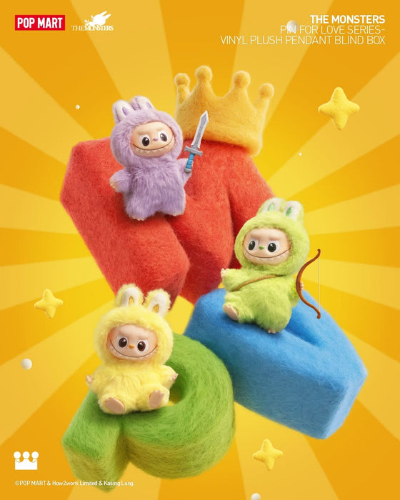 Popmart x THE MONSTERS Pin for Love Series-Vinyl Plush