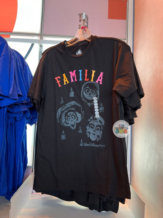 DLR/WDW - Coco “Familia” Black Graphic T-shirt (Adult)