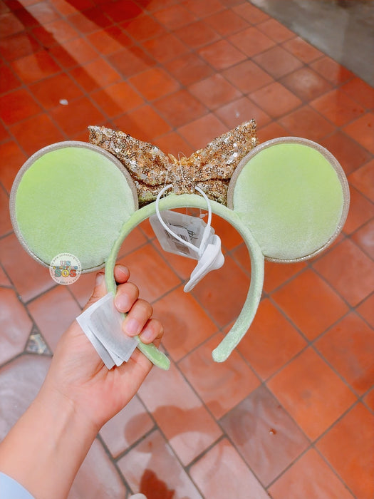 SHDL - Shanghai Disney Resort 9th Anniversary x Tinkerbell Sequin Bow Ear Headband