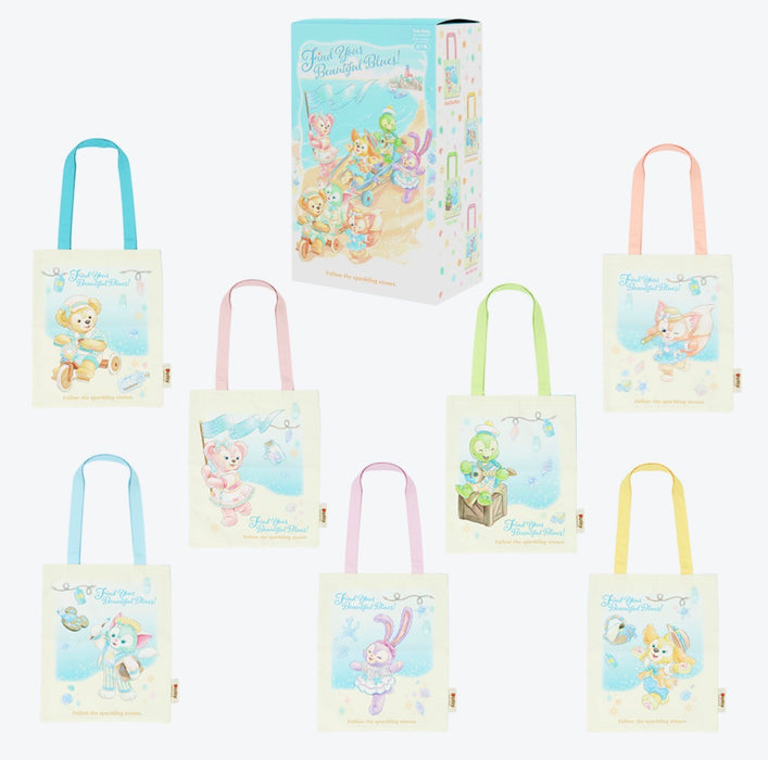 TDR - 2026 Duffy & Friends "Find Your Beautiful Blues" Collection x Mystery Tote Bag Whole Box of 7 Designs (Release Date: Apr 14, 2026)