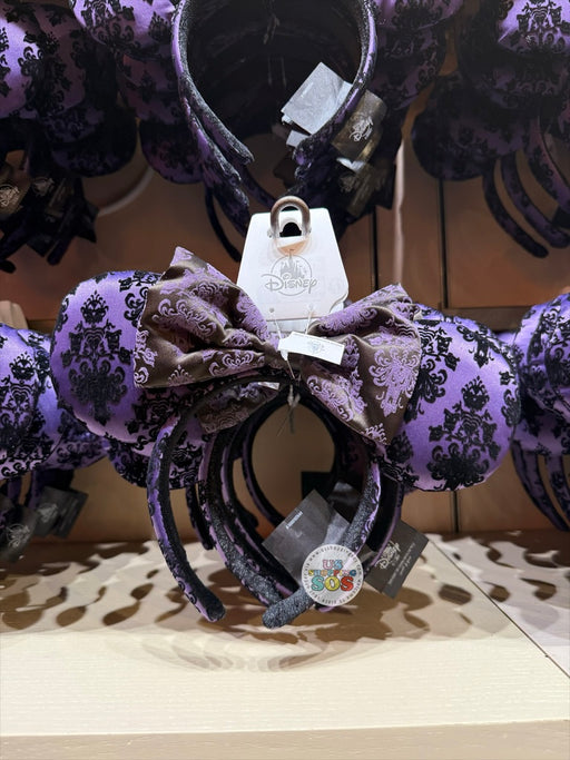 DLR/WDW - Haunted Mansion 2026 - Wallpaper Bow & Ear Headband