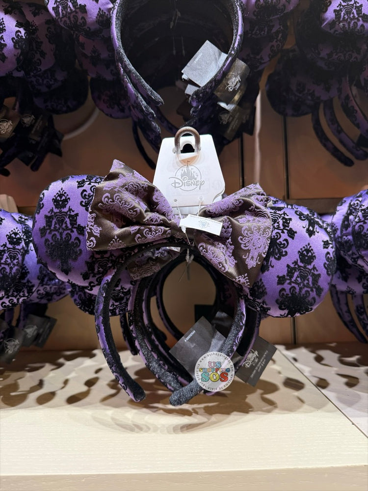 DLR/WDW - Haunted Mansion 2026 - Wallpaper Bow & Ear Headband
