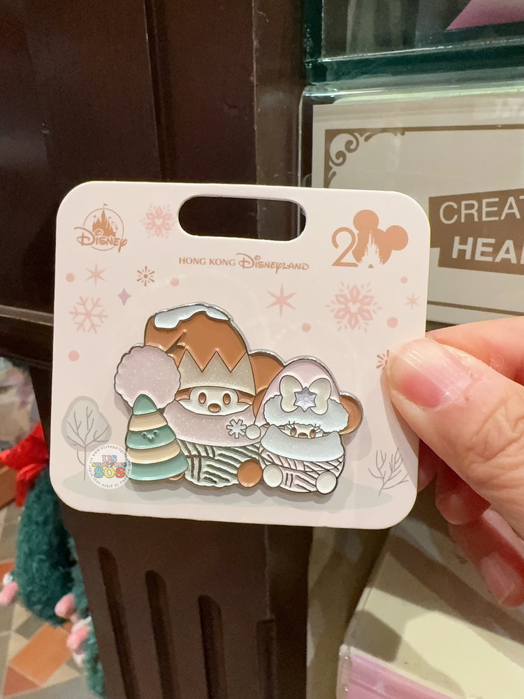 HKDL - 2025 Christmas Elf Mickey & Friends  x Mickey & Minnie Mouse Pin Badge