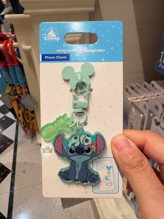 HKDL - Stitch & Scrump Phone Charm