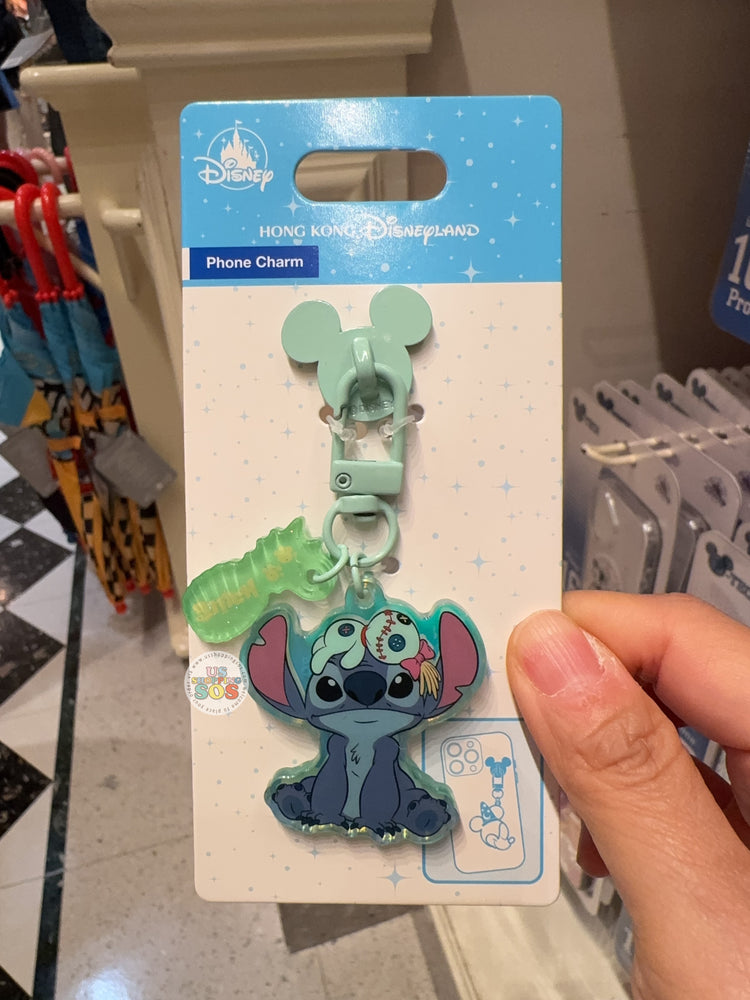 HKDL - Stitch & Scrump Phone Charm