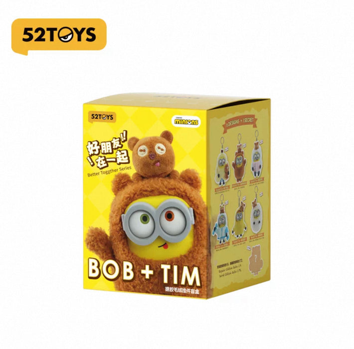 China Exclusive - Bob + Tim ‘Better Together Series’ Vinyl Face Plush Keychain Blind Box (Release Date: Oct 30, 2025)