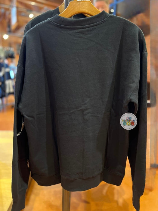 DLR/WDW - Mickey & Friends Park Logo Black Embroidered Pullover (Adult)