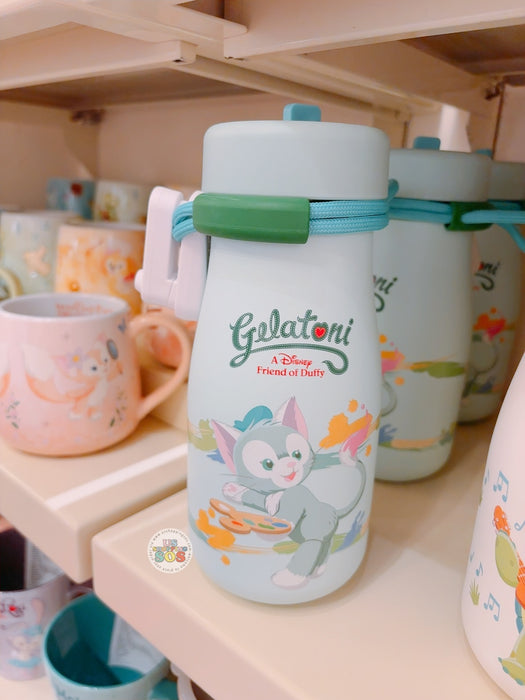 SHDL - Duffy & Friends Stainless Steel Bottle with Straw x Gelatoni