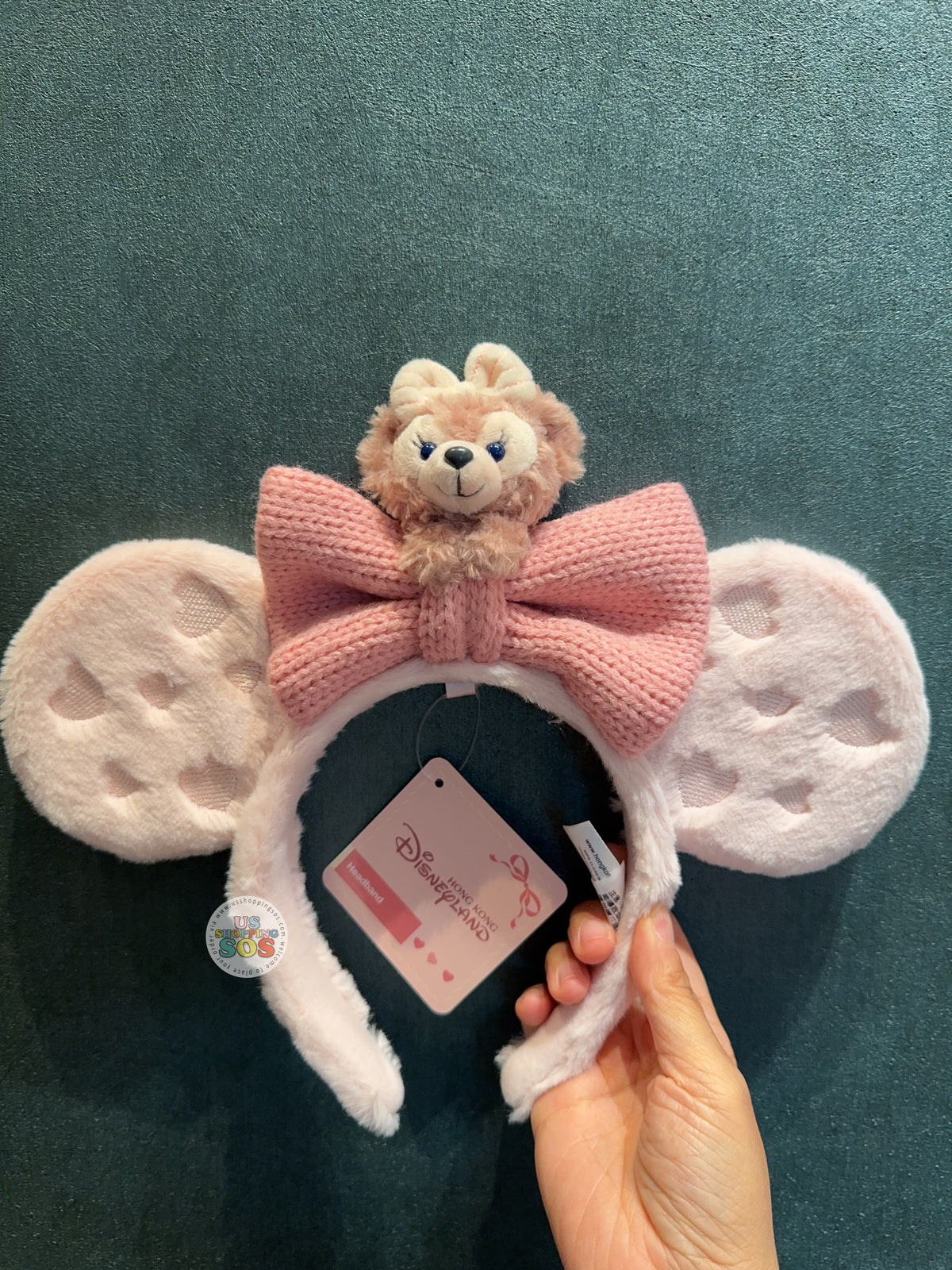 Hong Kong Disneyland ShellieMay カチューシャ HKDL - 2026 Minnie & ShellieMay Fluffy Ear Headband — USShoppingSOS