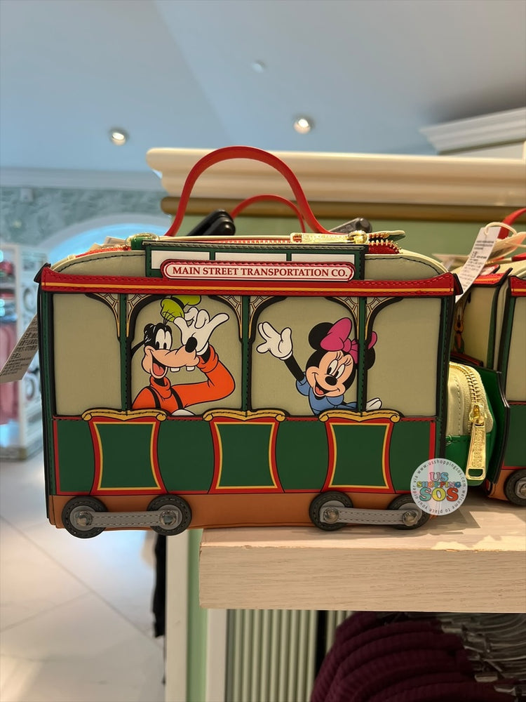 DLR/WDW - Loungefly Mickey & Friends Main Street Transportation Crossbody Bag