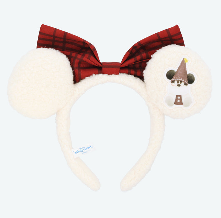 TDR - 2025 Mickey Christmas fairy "Lil Lin Lin" Merry Jolly Days Collection x Fluffy Minnie Mouse Ear Headband (Release Date: Nov 10, 2025)