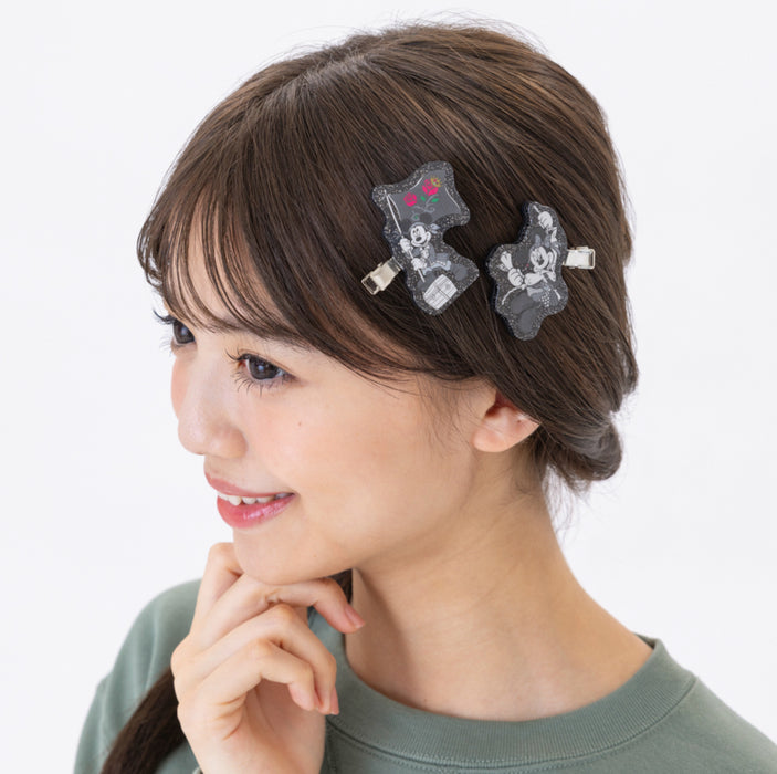 TDR - Mickey & Friends Disney Pirates of the Caribbean 2025 Collection x Mickey & Minnie Mouse Hair Clips Set of 2 (Release Date: Oct 9, 2025)