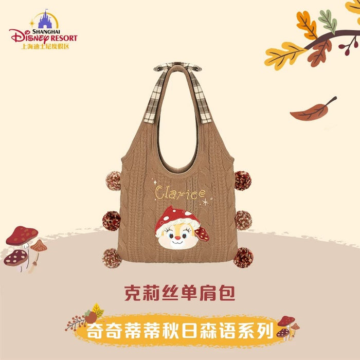 SHDL - Chip & Dale Autumn Forest Collection x Clarice Knit Tote Bag (Release Date: Sept 12, 2025)