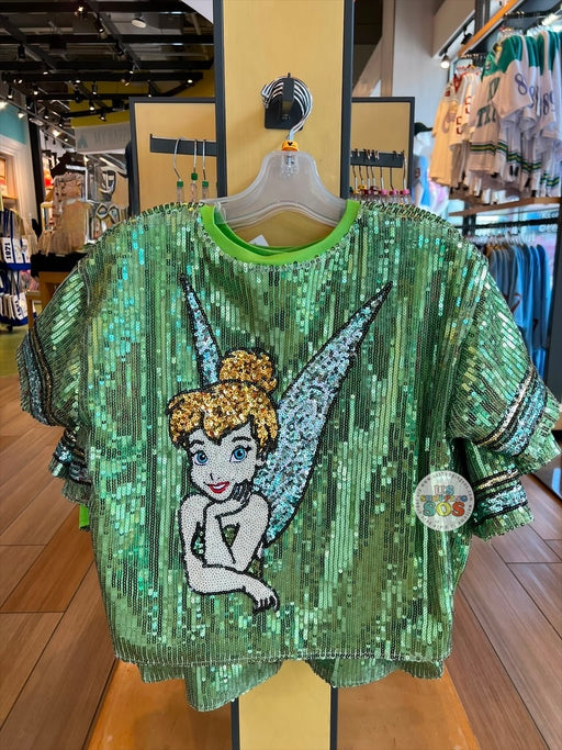 DLR/WDW - Her Universe Tinker Bell All-Sequin Cropped Top (Adult)