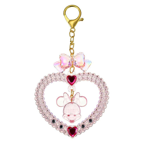 JDS - 2026 Heart Glitter Lovely x Minnie Mouse Keychain