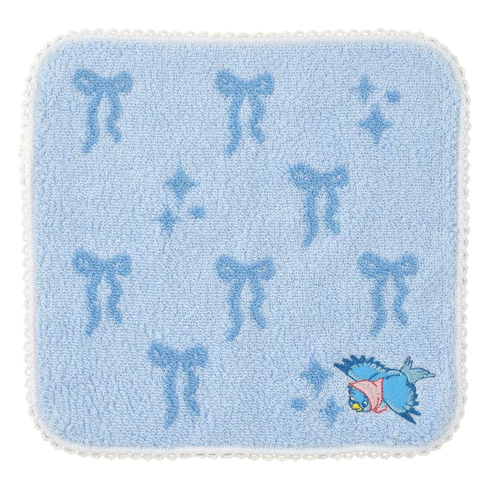JDS - 2026 Cinderella Blue Bird Pico Lace Mini Towel