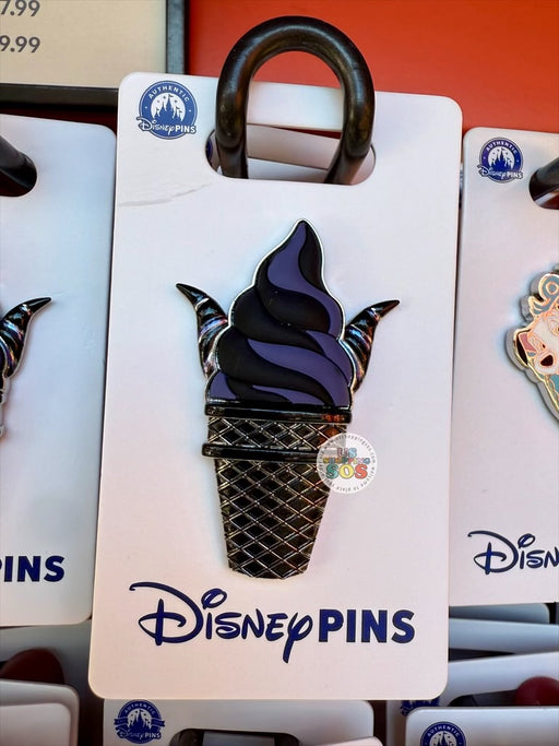 DLR/WDW - Free-D Character Ice Cream Cones 2025 Maleficent Pin