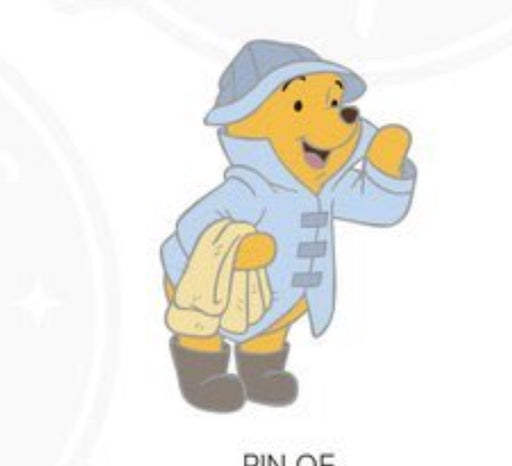DLP - Winnie the Pooh ‘Raincoat’ Pin Badge