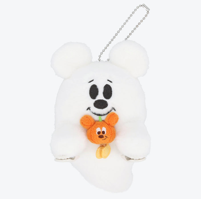 TDR - 2026 Disney Halloween x Mickey & Minnie Mouse 'Scared Ghost & Pumpkin Lantern Collection x Shoulder Plush Toy & Keychain (Release Date: Sept 15, 2026)