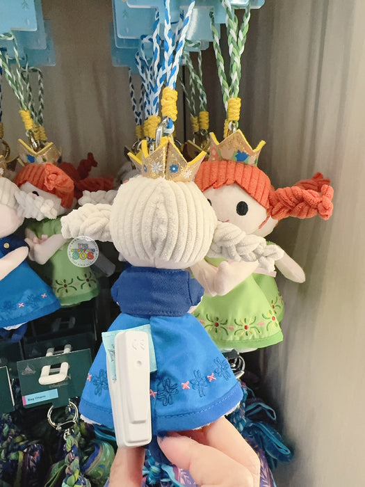 HKDL - World of Frozen 2025 Summer Collection x Elsa & Anna Plush Keychains Set (with Magnets on hands)